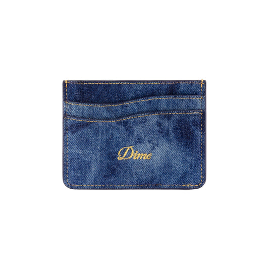 Dime Cursive Card Holder (Denim)