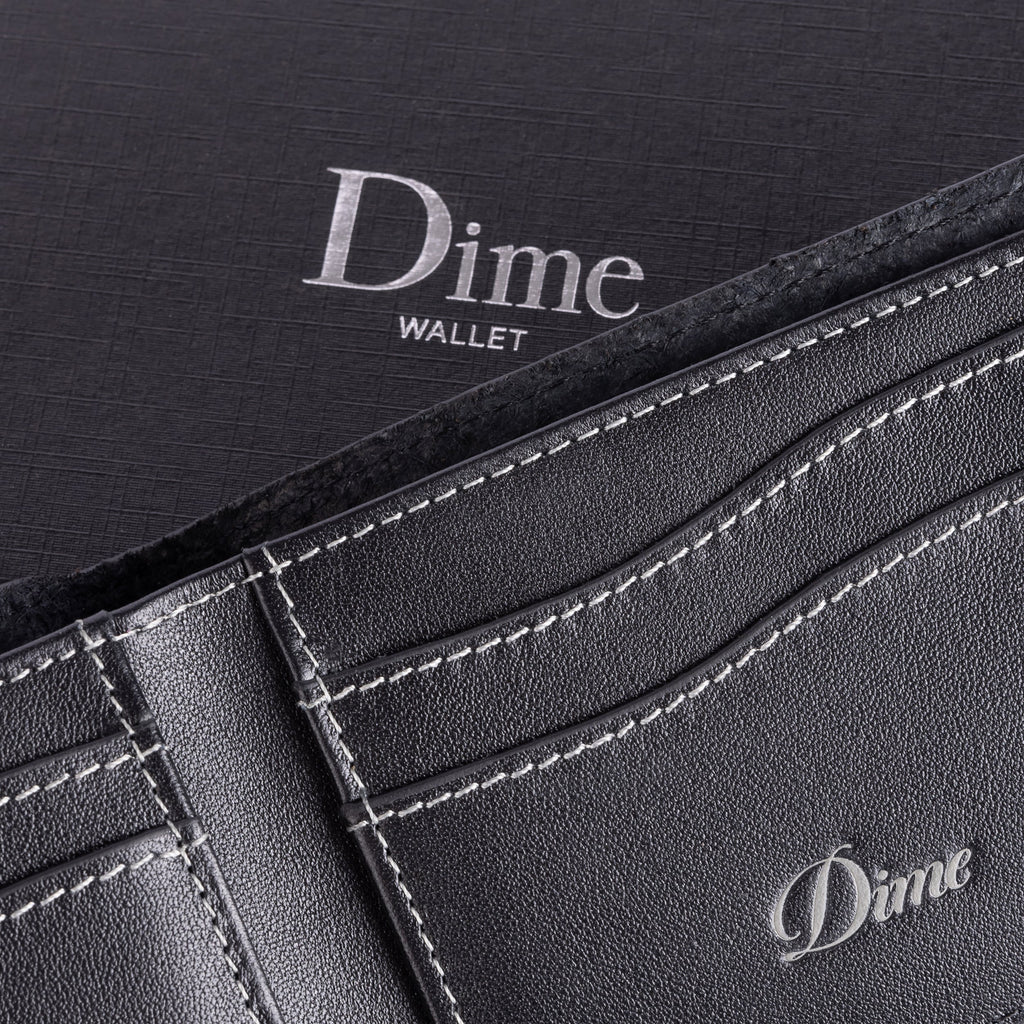 Dime Cursive Bifold Wallet (Leather)