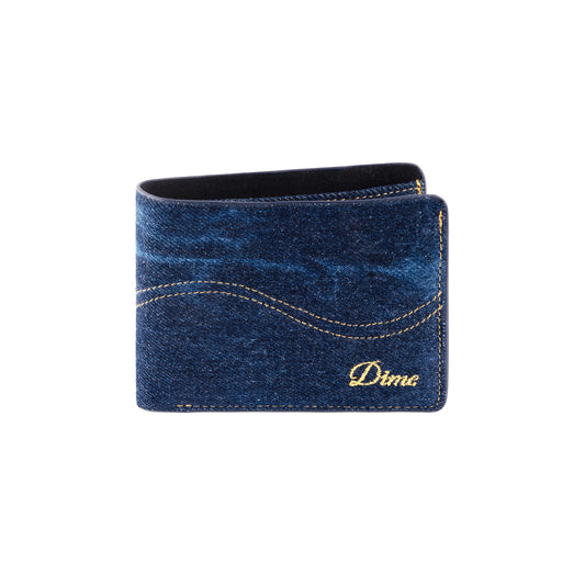 Dime Cursive Bifold Wallet (Denim)