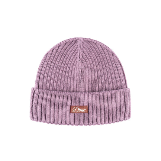 Dime Cursive Fold Beanie (Pink)