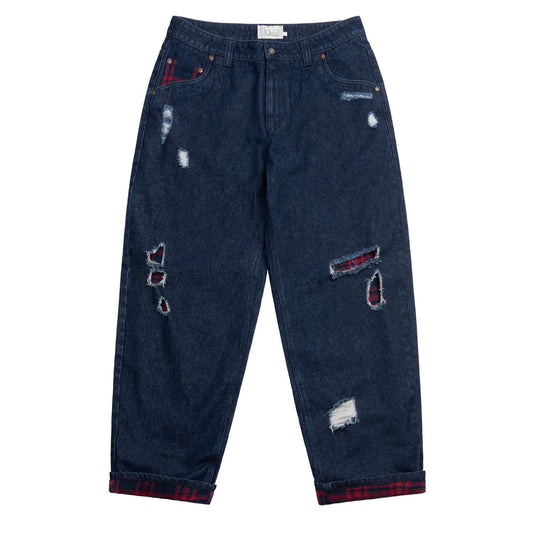 Dime Secret Baggy Denim Pants (Indigo)