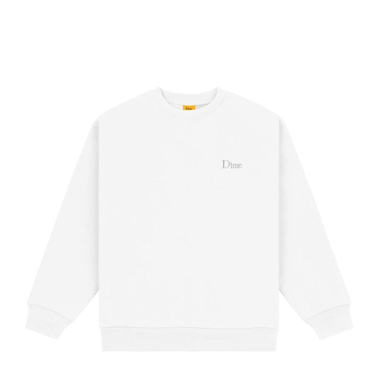 Dime Classic Small Logo Crew (White)