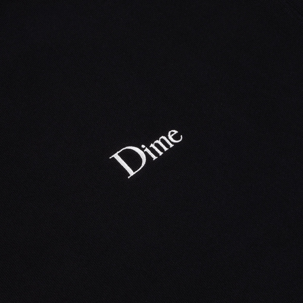 Dime Classic Small Logo Crew (Black)