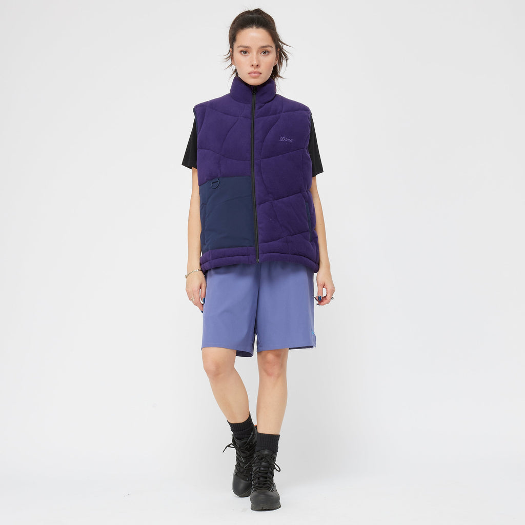 Dime Sleeveless Puffer (Plum)