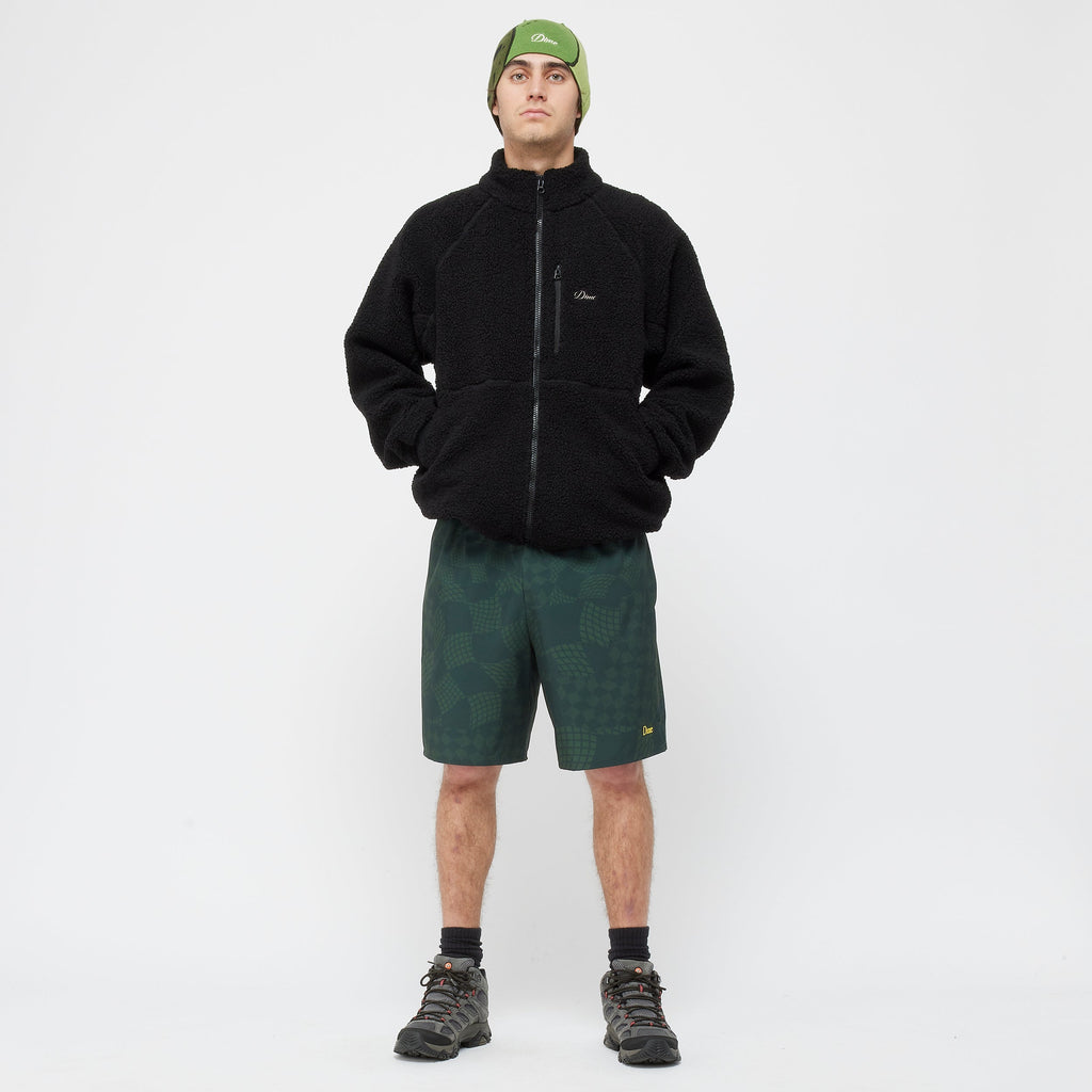 Dime Polar Fleece Sherpa Zip (Black)