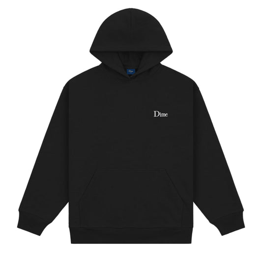 Dime Classic Small Logo Hood (Black)