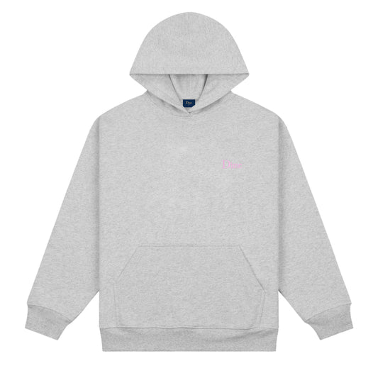 Dime Classic Small Logo Hood (Heather Grey)