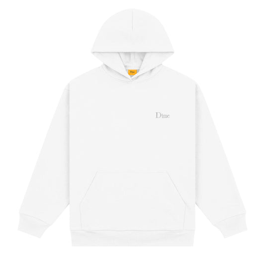 Dime Classic Small Logo Hood (White)