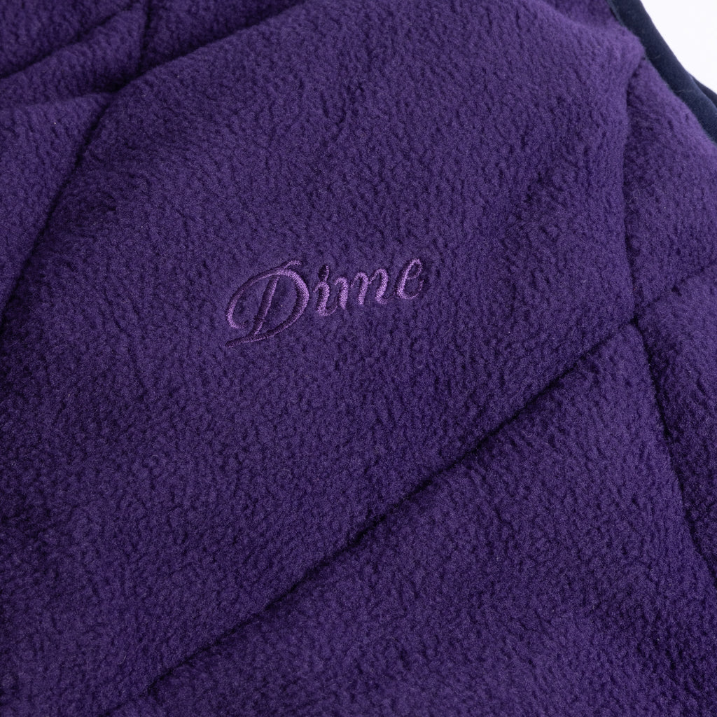 Dime Sleeveless Puffer (Plum)