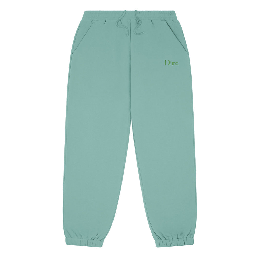 Dime Classic Small Logo Sweatpants (Seaweed)