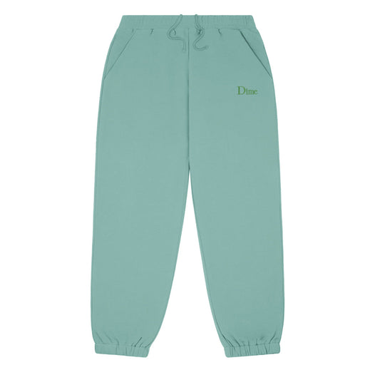 Dime Classic Small Logo Sweatpants (Seaweed)