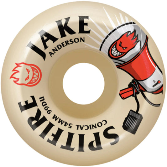 Spitfire F4 99a Burn Squad Jake Anderson Wheels (54mm)