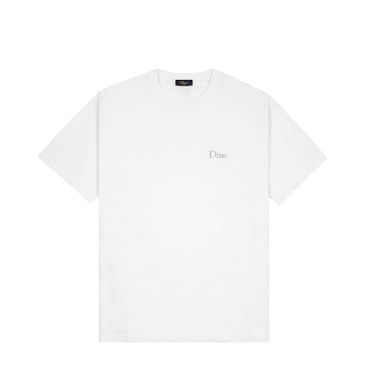 Dime Classic Small Logo Tee (White)