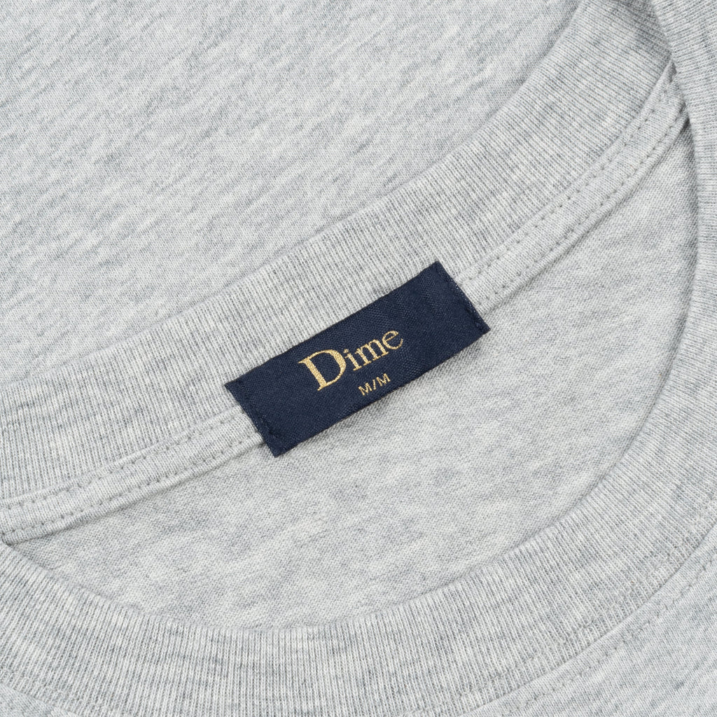 Dime Classic Small Logo Tee (Heather Grey)